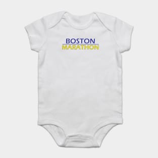 Boston Marathon Baby Bodysuit